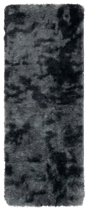 Safavieh Rainbow Shag Area Rug – Luxurious Slip-resistant Design For Stylish Home Décor Enhancement Dark Grey Polyester Pile Rbo100f-2