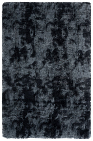 Safavieh Rainbow Shag Area Rug – Luxurious Slip-resistant Design For Stylish Home Décor Enhancement Dark Grey Polyester Pile Rbo100f-2