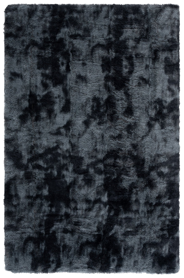 Safavieh Rainbow Shag Area Rug – Luxurious Slip-resistant Design For Stylish Home Décor Enhancement Dark Grey Polyester Pile Rbo100f-2