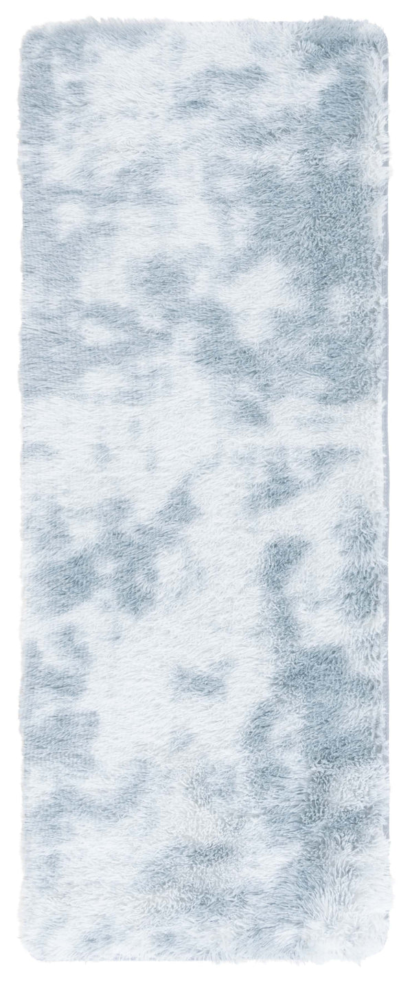 Safavieh Rainbow Shag Area Rug – Luxurious Slip-resistant Design For Stylish Home Décor Enhancement Light Grey Polyester Pile Rbo100g-3