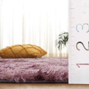 Safavieh Rainbow Shag Area Rug – Luxurious Slip-resistant Design For Stylish Home Décor Enhancement Purple Polyester Pile Rbo100v-5