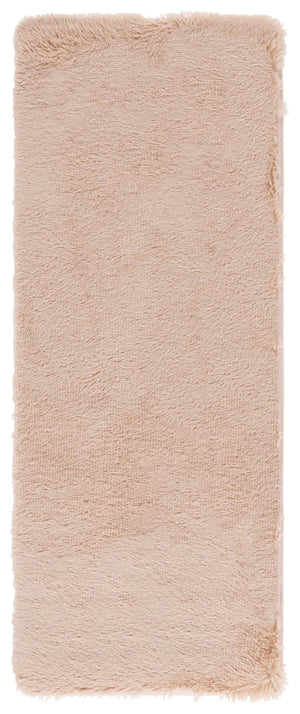 Safavieh Rainbow Luxurious Plush Area Rug - Soft Shag Style For Elegant Living Spaces With Slip-resistant Design Beige Polyester Pile Rbo101b-6