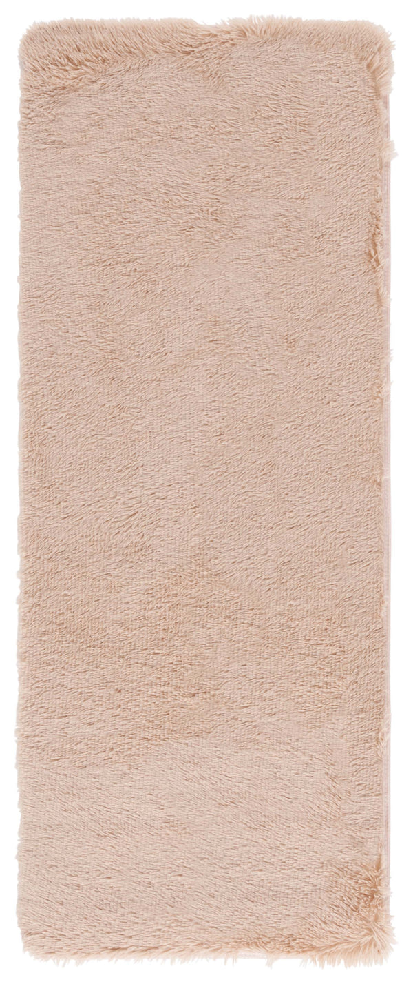 Safavieh Rainbow Luxurious Plush Area Rug - Soft Shag Style For Elegant Living Spaces With Slip-resistant Design Beige Polyester Pile Rbo101b-6