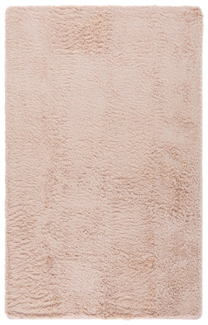 Safavieh Rainbow Luxurious Plush Area Rug - Soft Shag Style For Elegant Living Spaces With Slip-resistant Design Beige Polyester Pile Rbo101b-6