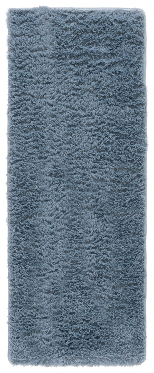 Safavieh Rainbow Luxurious Plush Area Rug - Soft Shag Style For Elegant Living Spaces With Slip-resistant Design Grey Polyester Pile Rbo101f-57
