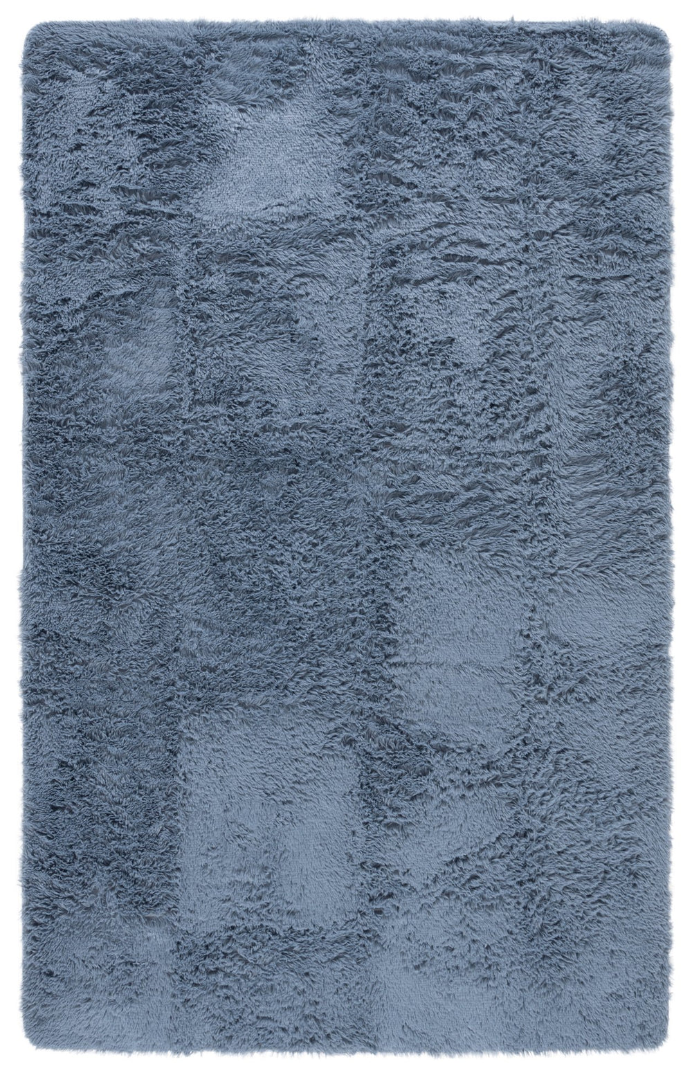 Safavieh Rainbow Luxurious Plush Area Rug - Soft Shag Style For Elegant Living Spaces With Slip-resistant Design Grey Polyester Pile Rbo101f-57