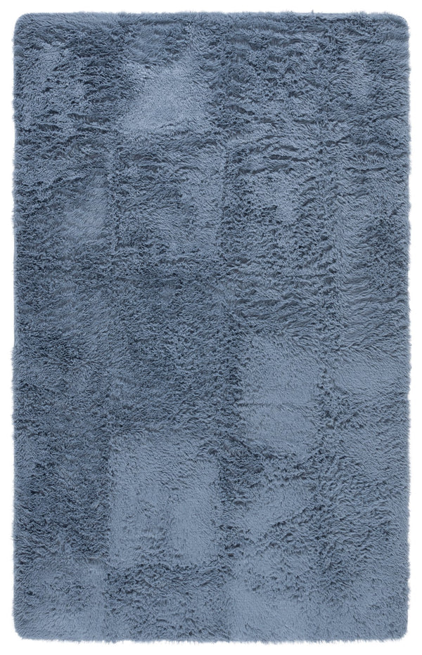 Safavieh Rainbow Luxurious Plush Area Rug - Soft Shag Style For Elegant Living Spaces With Slip-resistant Design Grey Polyester Pile Rbo101f-57