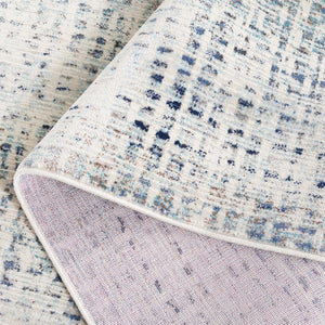 Safavieh Rainbow 654 Power Loomed Indoor / Outdoor Rug Blue / Ivory 9' x 12'