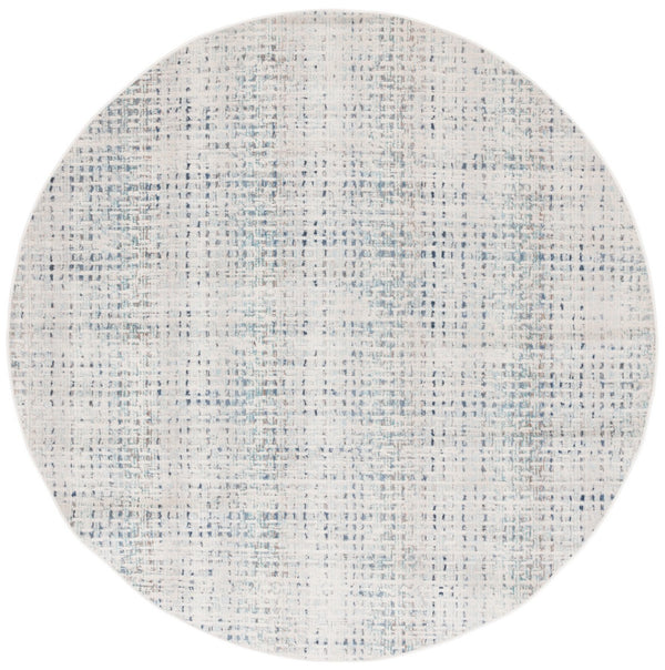 Safavieh Rainbow 654 Power Loomed Indoor / Outdoor Rug Blue / Ivory 9' x 12'