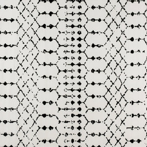 English Elm Beth Geometric Bohemian Low-Pile Rug - Stylish, Durable Design for Modern Homes and Cozy Spaces Ivory/Black 8' x 10' RC-CR19-1330-810-WH-GG