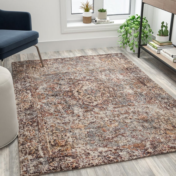 English Elm Katherine Artisan Traditional Old English Style Rug - Vintage Charm & Modern Durability for Any Room Red 5' x 7' RC-EG-2021-2-57-GG