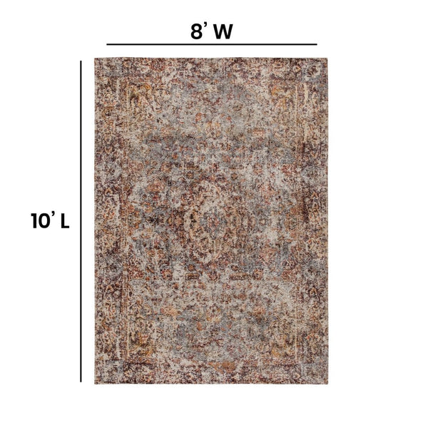 English Elm Katherine Artisan Traditional Old English Style Rug - Vintage Charm & Modern Durability for Any Room Red 8' x 10' RC-EG-2021-2-810-GG
