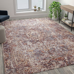 English Elm Katherine Artisan Traditional Old English Style Rug - Vintage Charm & Modern Durability for Any Room Red 8' x 10' RC-EG-2021-2-810-GG