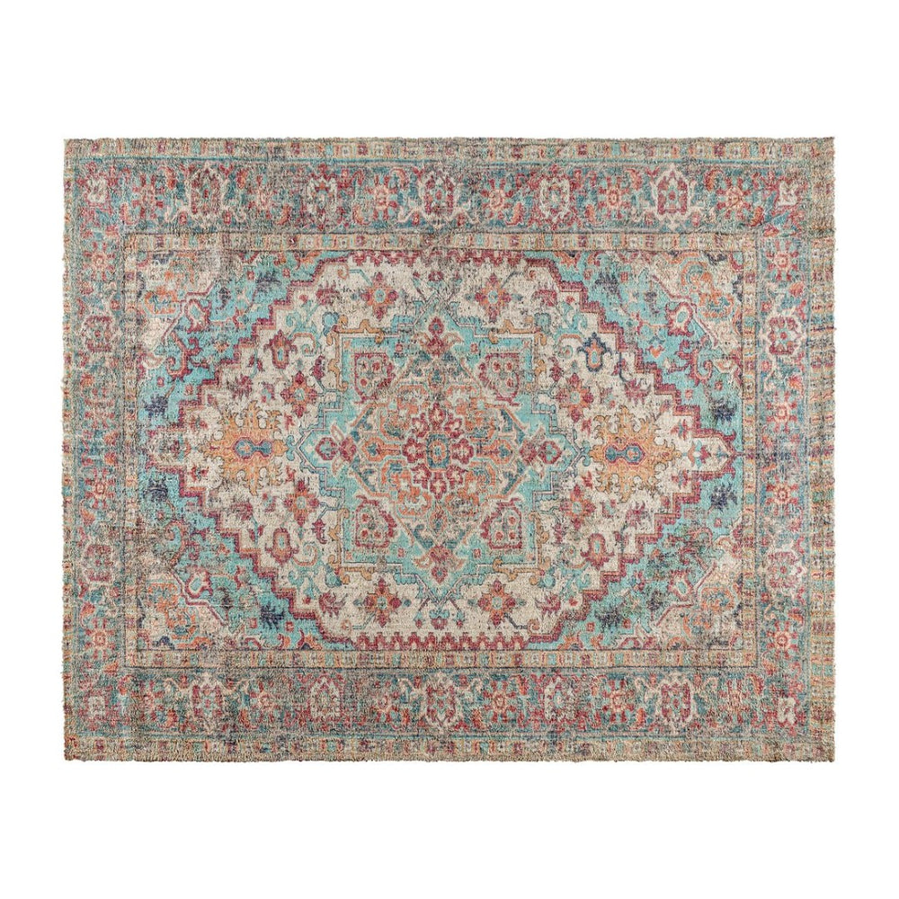 English Elm Katherine Distressed Vintage Medallion Area Rug 8' x 10' – Soft, Durable, and Stylish for Any Room RC-EG-202101-01-810-BL-GG