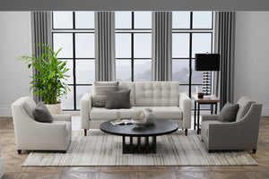 Feizy Rugs Richmond Modern Geometric Polypropylene Area Rug Turkish Woven Neutral Living Room 5' x 7'6" RCH39R3FGRYWHTE70