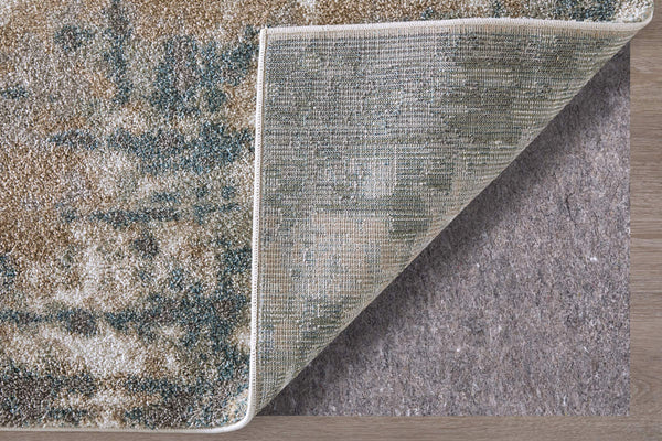 Feizy Rugs Richmond Abstract Distressed Polypropylene Area Rug for Modern Living Rooms and Lofts 5' x 7'6" RCH39R6FBLUWHTE70