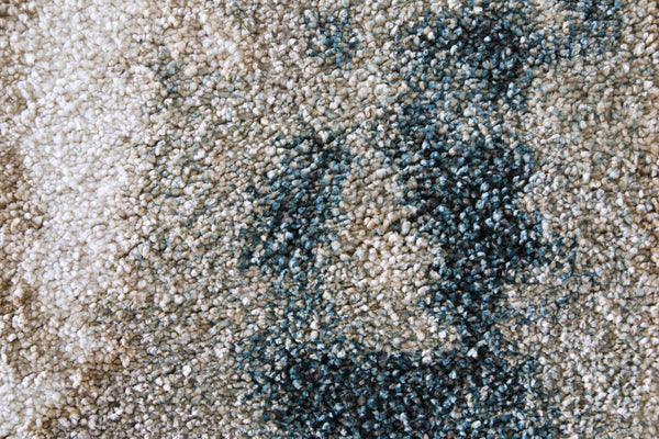 Feizy Rugs Richmond Abstract Distressed Polypropylene Area Rug for Modern Living Rooms and Lofts 5' x 7'6" RCH39R6FBLUWHTE70