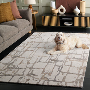 Safavieh Rodeo Drive Area Rug - Hand-tufted Wool, Plush Comfort & Modern Elegance For Your Home Décor Natural ,Ivory Wool Pile Rd178a-8