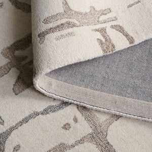 Safavieh Rodeo Drive Modern Runner Area Rug - Hand Tufted Wool Pile For Luxurious Elegance In Any Space Natural ,Ivory Wool Pile Rd178a-5
