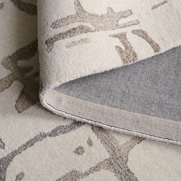 Safavieh Rodeo Drive Area Rug - Hand-tufted Wool, Plush Comfort & Modern Elegance For Your Home Décor Natural ,Ivory Wool Pile Rd178a-8