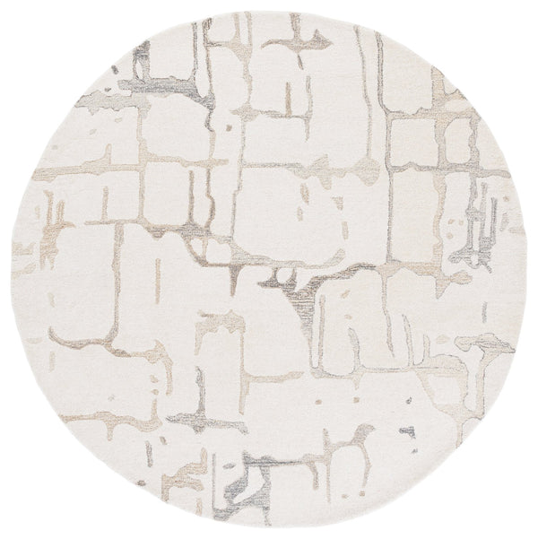 Safavieh Rodeo Drive Modern Runner Area Rug - Hand Tufted Wool Pile For Luxurious Elegance In Any Space Natural ,Ivory Wool Pile Rd178a-6r