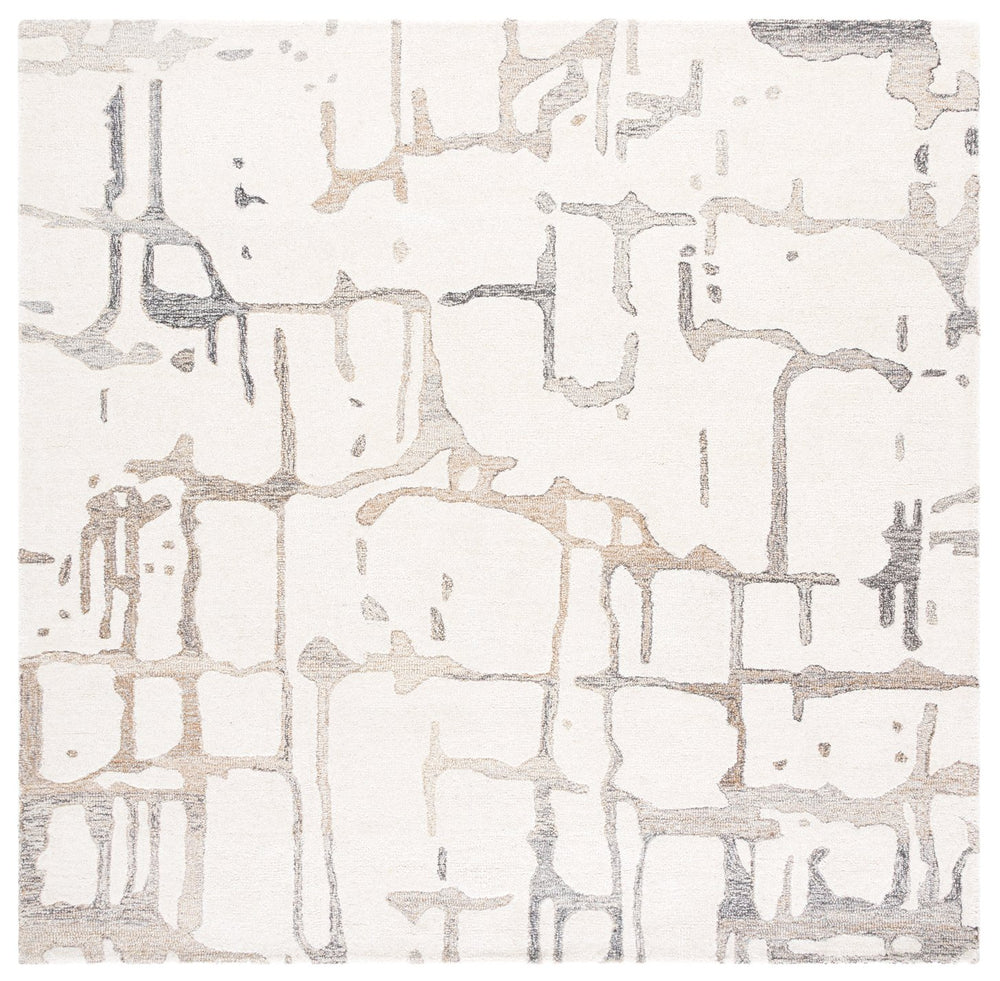 Safavieh Rodeo Drive Modern Runner Area Rug - Hand Tufted Wool Pile For Luxurious Elegance In Any Space Natural ,Ivory Wool Pile Rd178a-28
