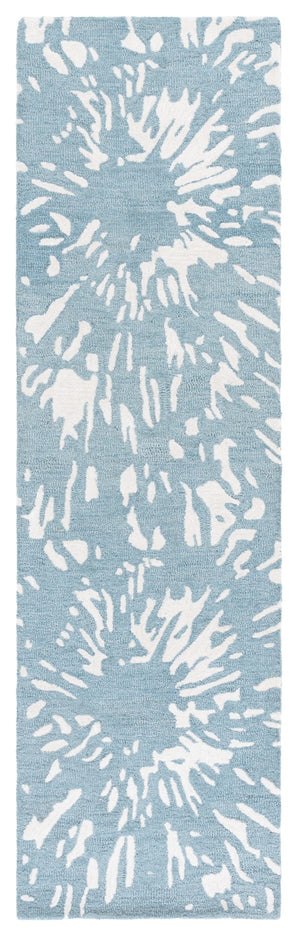 Safavieh Rodeo Drive Luxurious Hand-tufted Area Rug From India – Elegant Modern Design For Any Space Ivory ,Blue 75% Wool,25% Viscose Rd179m-8