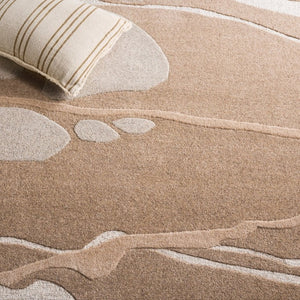 Safavieh Rodeo Drive Hand Tufted Wool Area Rug Plush Neutral Pile for Living Bedroom RD201F-5