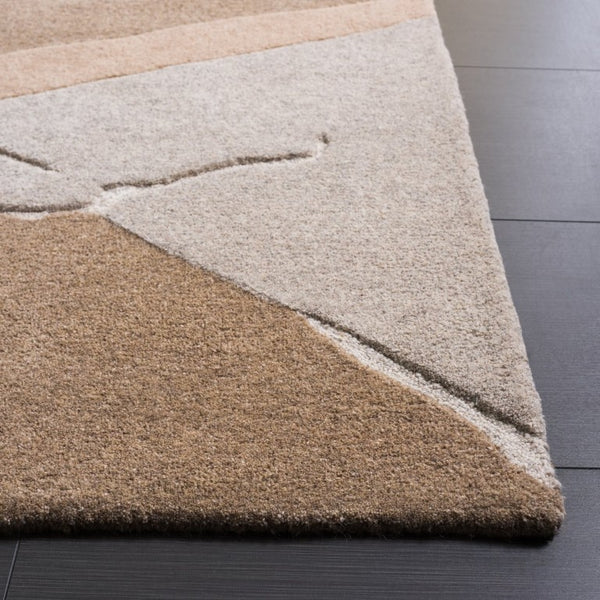 Safavieh Rodeo Drive Hand Tufted Wool Area Rug Plush Neutral Pile for Living Bedroom RD201F-5