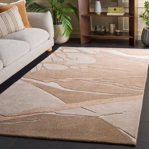 Safavieh Rodeo Drive Hand Tufted Wool Area Rug Plush Neutral Pile for Living Bedroom RD201F-5