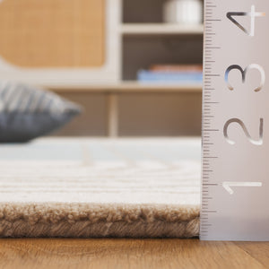 Safavieh Rodeo Drive Hand-tufted Area Rug: Elegant Geometric Design In Luxurious Wool & Cotton Blend Ivory ,Blue 80% Wool,20% Cotton Rd376a-5