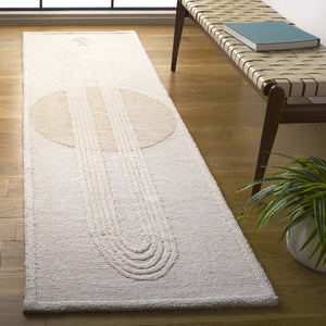 Safavieh Rodeo Drive Hand-tufted Area Rug: Elegant Geometric Design In Luxurious Wool & Cotton Blend Ivory ,Beige 80% Wool,20% Cotton Rd376b-6sq