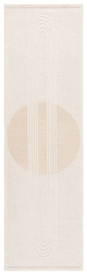 Safavieh Rodeo Drive Hand-tufted Area Rug: Elegant Geometric Design In Luxurious Wool & Cotton Blend Ivory ,Beige 80% Wool,20% Cotton Rd376b-6sq