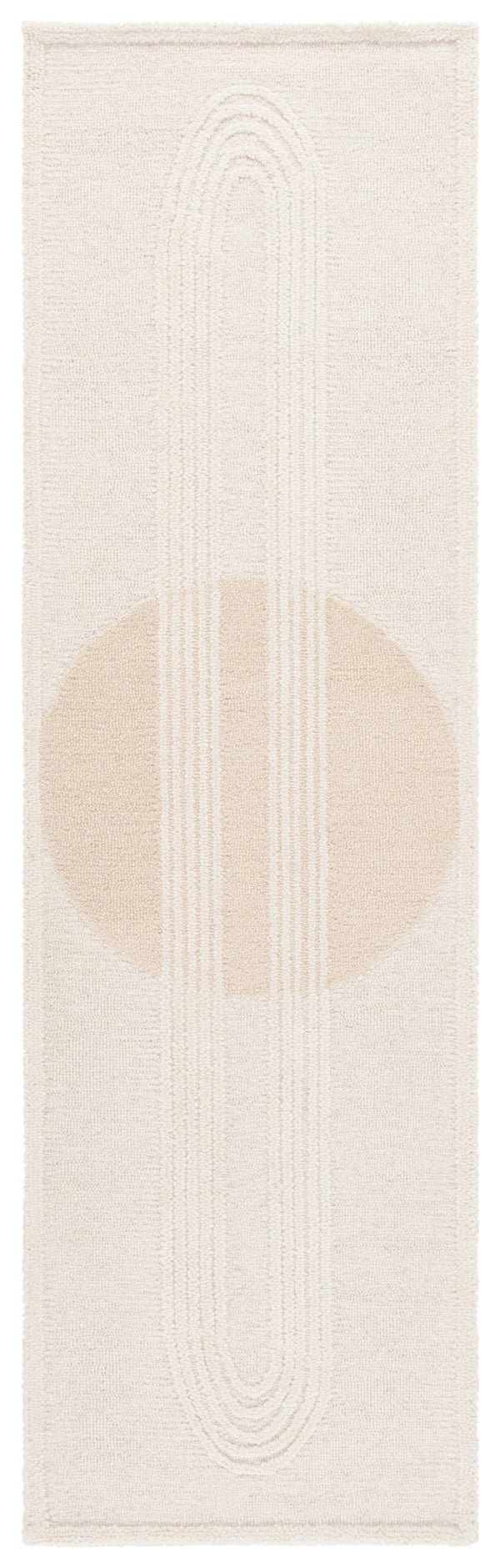 Safavieh Rodeo Drive Hand-tufted Area Rug: Elegant Geometric Design In Luxurious Wool & Cotton Blend Ivory ,Beige 80% Wool,20% Cotton Rd376b-6sq