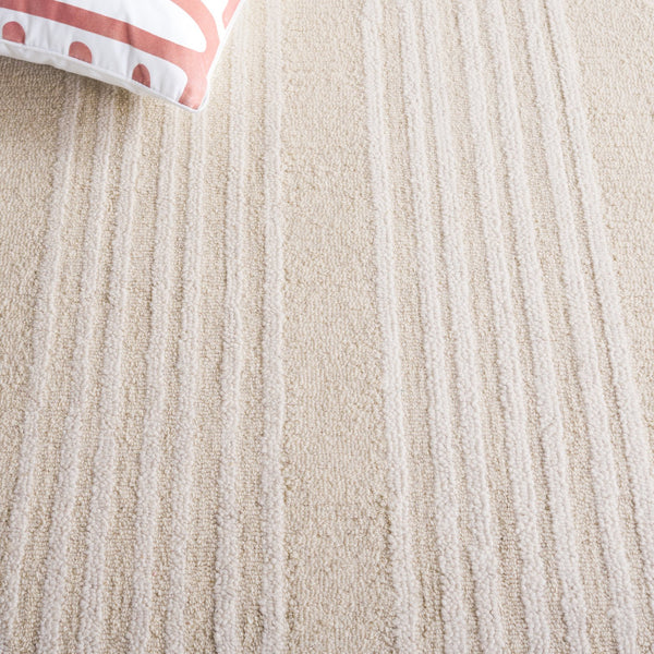 Safavieh Rodeo Drive Hand-tufted Area Rug: Elegant Geometric Design In Luxurious Wool & Cotton Blend Ivory ,Beige 80% Wool,20% Cotton Rd376b-6sq