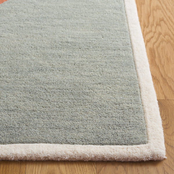 Safavieh Rodeo Drive Hand-tufted Area Rug: Elegant Geometric Design In Luxurious Wool & Cotton Blend Grey ,Rust 80% Wool,20% Cotton Rd376f-3