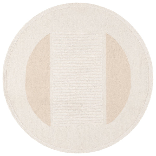 Safavieh Rodeo Handcrafted Area Rug - Luxurious Wool Blend With Textured Design For Modern Elegance In Decor Ivory ,Beige 80% Wool,20% Cotton Rd377a-4