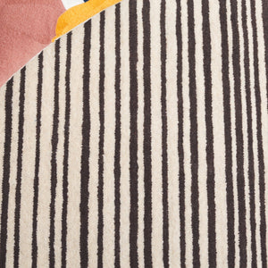 Safavieh Rodeo Handcrafted Area Rug - Luxurious Wool Blend With Textured Design For Modern Elegance In Decor Ivory ,Navy 80% Wool,20% Cotton Rd377n-6sq