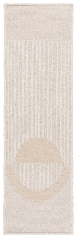 Safavieh Rodeo Elegant Hand-tufted Wool And Cotton Area Rug With Geometric Arch Motif For Modern Spaces Ivory ,Beige 80% Wool,20% Cotton Rd378a-8