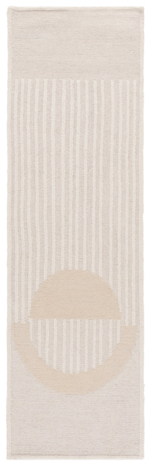 Safavieh Rodeo Elegant Hand-tufted Wool And Cotton Area Rug With Geometric Arch Motif For Modern Spaces Ivory ,Beige 80% Wool,20% Cotton Rd378a-8