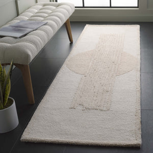 Safavieh Rodeo Modern Hand-tufted Area Rug - Luxurious Wool-cotton Blend With Sophisticated Geometric Design Ivory ,Beige 80% Wool,20% Cotton Rd379a-5