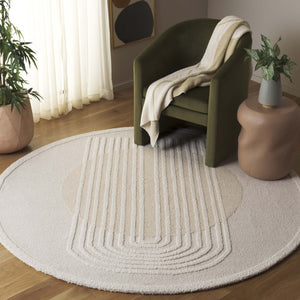 Safavieh Rodeo Drive Hand-tufted Area Rug - Luxurious Wool Blend, Timeless Design For Modern Elegance Ivory ,Beige 80% Wool,20% Cotton Rd380a-6