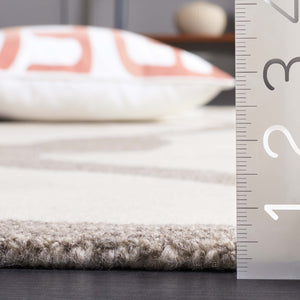 Safavieh Rodeo Drive 404f Ivory Grey Hand-tufted Wool Area Rug - Luxurious 6x9 Ft Modern Elegance For Any Room Ivory ,Grey Wool Rd404f-6
