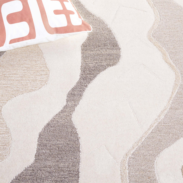 Safavieh Rodeo Drive 404f Ivory Grey Hand-tufted Wool Area Rug - Luxurious 6x9 Ft Modern Elegance For Any Room Ivory ,Grey Wool Rd404f-6