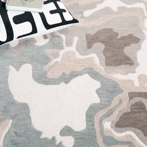 Safavieh Rodeo Hand Tufted Wool Area Rug - Elegant Abstract Design For Cozy Home Décor And Timeless Style Ivory ,Grey Wool Rd405f-8