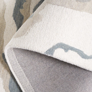 Safavieh Rodeo Hand Tufted Wool Area Rug - Elegant Abstract Design For Cozy Home Décor And Timeless Style Ivory ,Grey Wool Rd405f-8