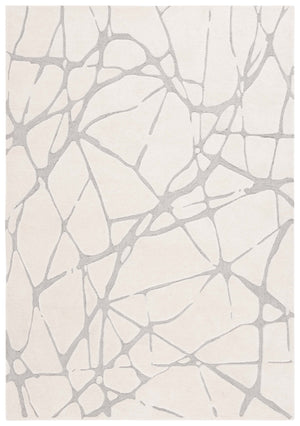 Safavieh Rodeo Handcrafted Area Rug - Timeless Elegance With Plush Comfort And Contemporary Artful Design Ivory ,Grey 80% Wool 20% Cotton Rd408f-8