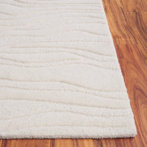 Safavieh Rodeo Drive Hand Tufted Wool Area Rug with Plush Wave Pattern for Living Rooms Off-White 10'-0" x 14'-0" RD451A-10