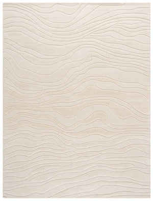 Safavieh Rodeo Drive Hand Tufted Wool Area Rug with Plush Wave Pattern for Living Rooms Off-White 10'-0" x 14'-0" RD451A-10