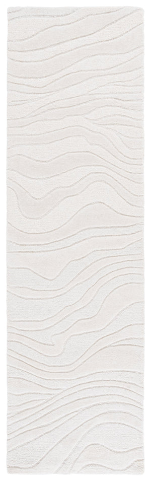 Safavieh Rodeo Hand-tufted Runner Rug - Luxurious Wool & Cotton Blend, Modern Design For Elegant Spaces Ivory 80% Wool,20% Cotton Rd451a-28